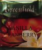 Greenfield Black Tea Vanilla Cranberry - a