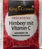 Rossmann King's Crown Früchtetee Himbeer mit Vitamin C - a