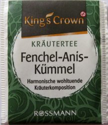 Rossmann King's Crown Krutertee Fenchel Anis Kmmel - a