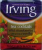 Irving Tea Cocktails Wild strawberries with a hint of vanilla - a