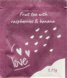Etno Love Fruit tea with raspberries & banana - a