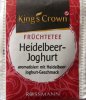 Rossmann King's Crown Früchtetee Heidelbeer Joghurt - b