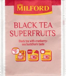 Milford Black Tea Superfruits - a