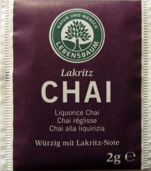 Lebensbaum Chai Lakritz - a