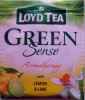 Loyd Tea Green Sense Aromatherapy with Lemon a Lime - a