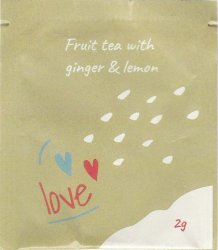 Etno Love Fruit tea with ginger & lemon - a