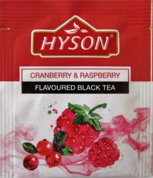 Hyson Flavoured Black Tea Cranberry & Raspberry - a