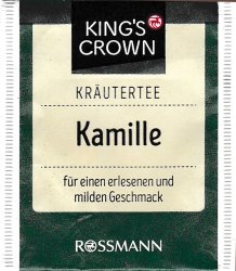 Rossmann King's Crown Krutertee Kamille - b