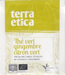 Terra Etica Th Vert Gingembre Citron Vert - a