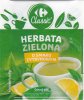 Carrefour Herbata zielona o smaku cytrynowym - a