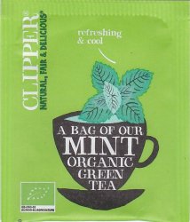 Clipper A Bag of our Mint Organic Green Tea - a