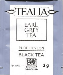 Tealia Black Tea Earl Grey Tea - a