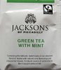 Jacksons of piccadilly Green Tea with Mint - a