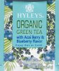 Hyleys Organic Green Tea with Acai Berry & Blueberry Flavor - a