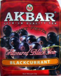 Akbar F Flavoured Black Tea Blackcurrant - a
