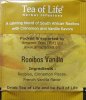 Tea of Life Rooibos Vanilla - a