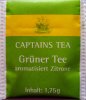 Captains Tea Grüner Tee aromatisiert Zitrone - a