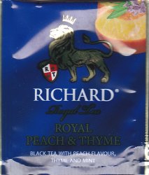 Richard Royal Tea Royal Peach & Thyme - b