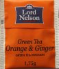 Lord Nelson Green Tea Orange & Ginger - a