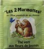 Les 2 Marmottes Thé vert aux fleurs de Jasmin - a