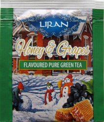 Liran Flavoured Pure Green Tea Honey & Grapes - a