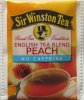 Sir Winston Tea English tea blend Peach no caffeine - a