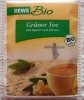 Rewe Bio Grüner Tee mit Ingwer und Zitrone - a