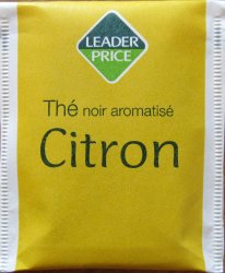 Leader Price Th Noir aromatis Citron - a